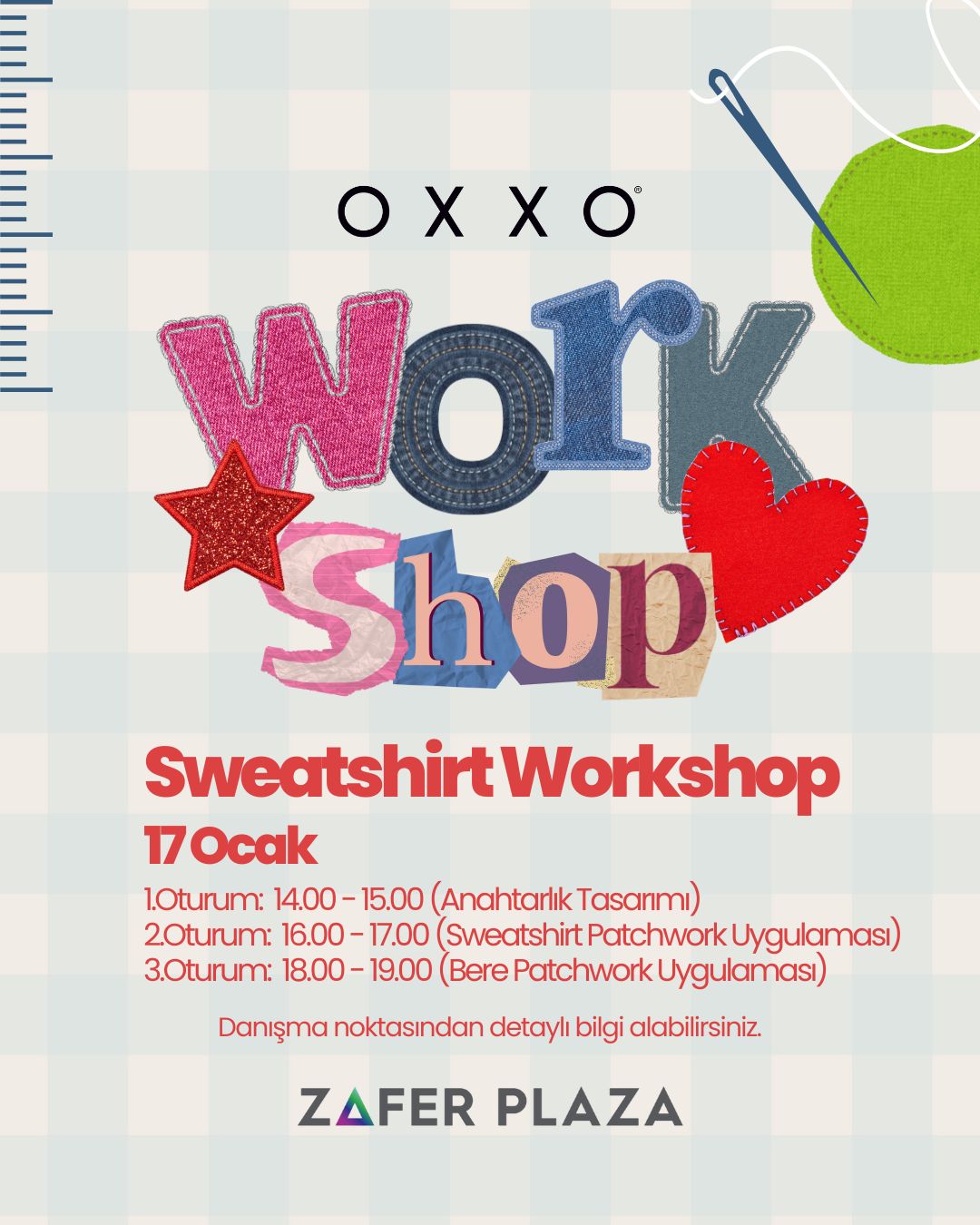 Etkinlik | Sömestir Tatiline Stil Dokunuşu: OXXO Sweatshirt Workshop